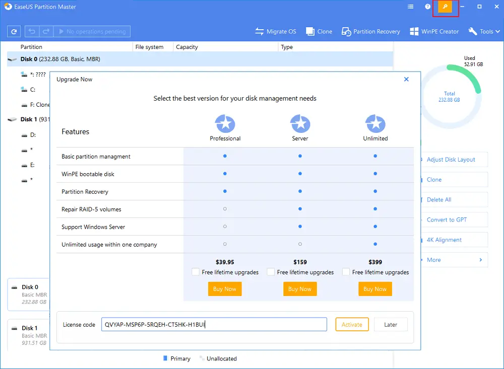 EaseUS Partition Master free download